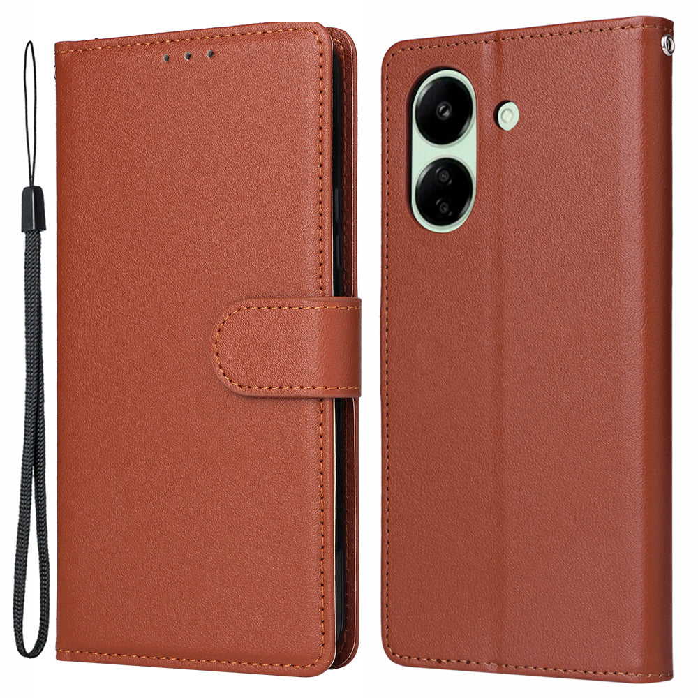 For Xiaomi Redmi 13C 4G / Poco C65 4G Case PU Leather Wallet Phone Cover Magnetic Clasp For Xiaomi Redmi 13C 4G / Poco C65 4G Case PU Leather Wallet Phone Cover Magnetic Clasp